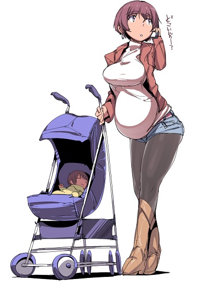 Pregnant anime picture