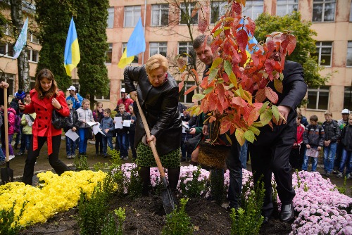 Лідери "Заступу" у Львові вшанували пам'ять українських воїнів, загиблих в зоні АТО