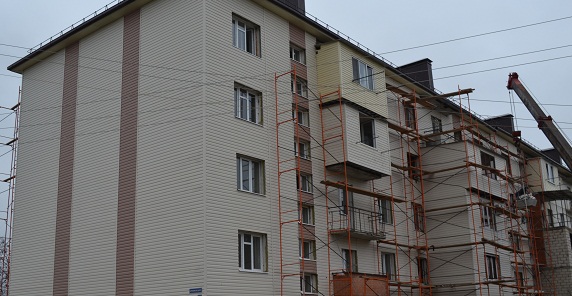 Ремонт аварийного дома будет завершен в феврале