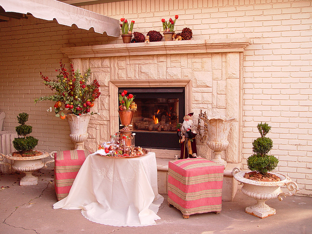 камень в интерьере