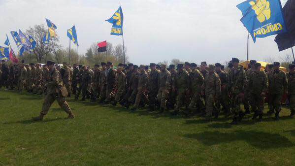 В Чигирине националисты представили &quot;Легион Свободы&quot;