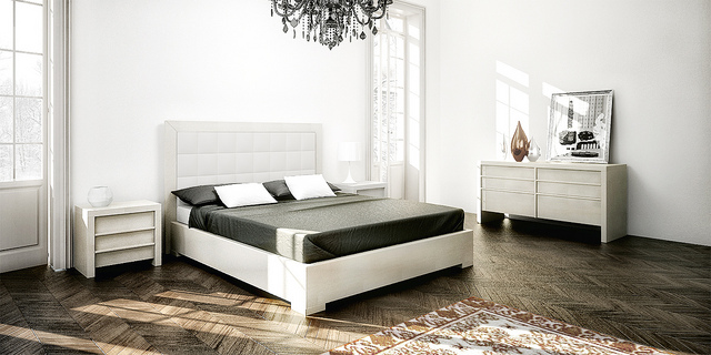 белая спальня фото