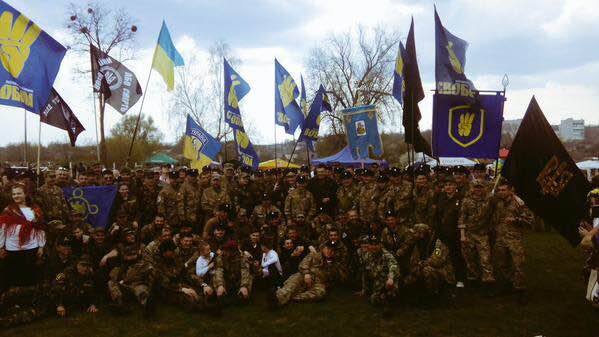В Чигирине националисты представили &quot;Легион Свободы&quot;