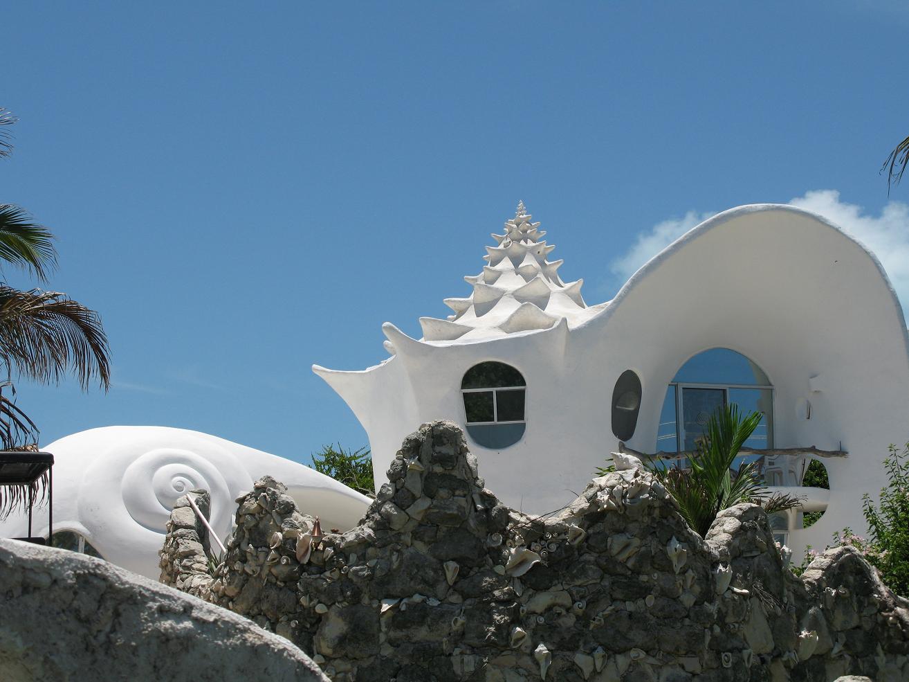 Conch Shell House (Исла-Мухерес, Мексика)