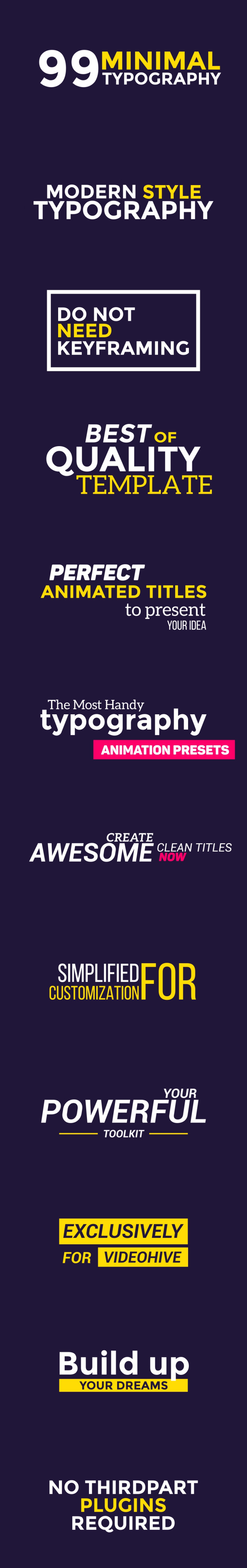 99 Titles Animation Pack - 3