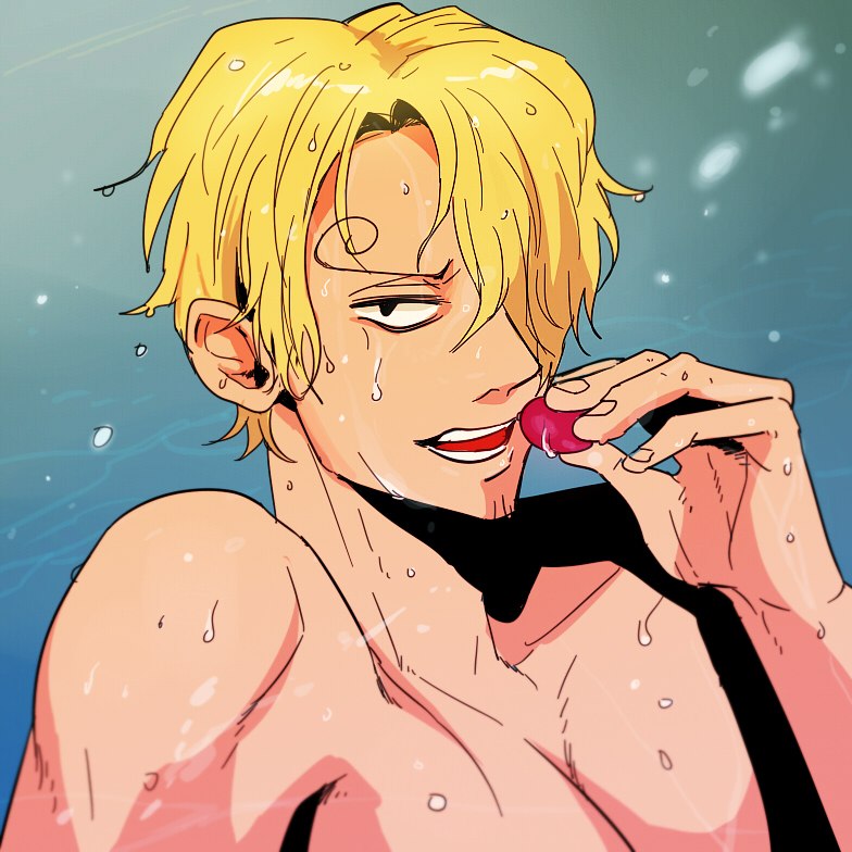 One piece фанфики. Санджи в одеяле. Санджи с открытым ртом. Sanji NSFW.