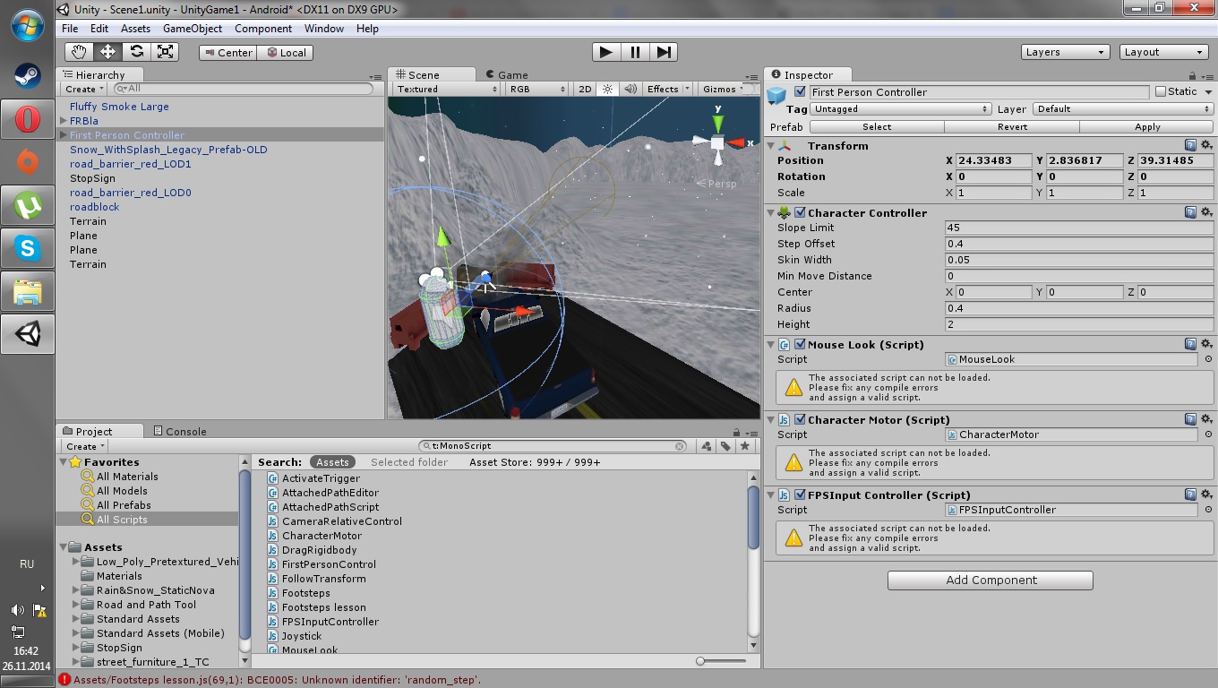 Unity не открывается проект
