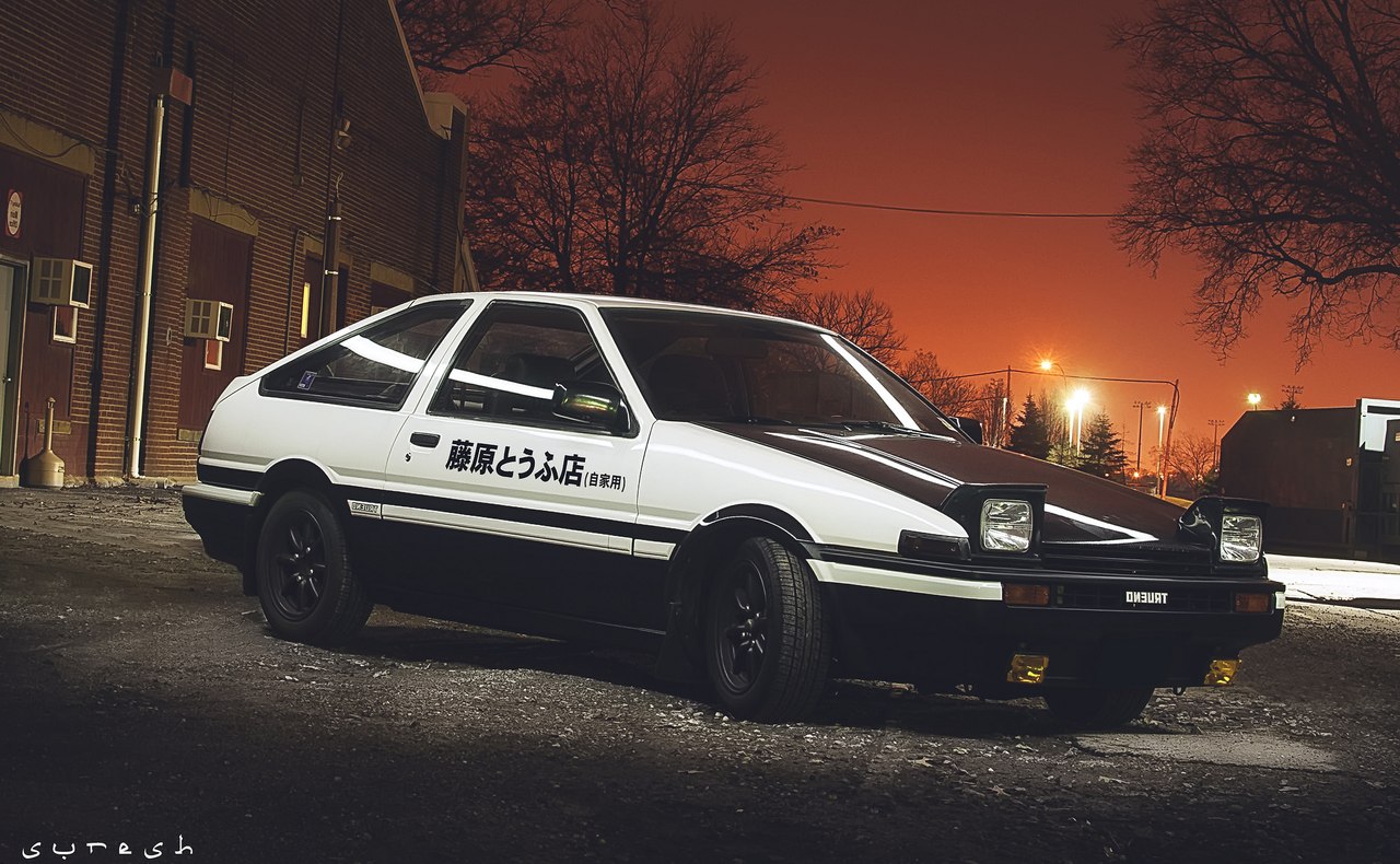 Ае ае ае песня как называется. Тойота ae86 Trueno. Toyota Sprinter Trueno ae86 («hachiroku»). Тойота ае 86. Тойота Хачироку 86.