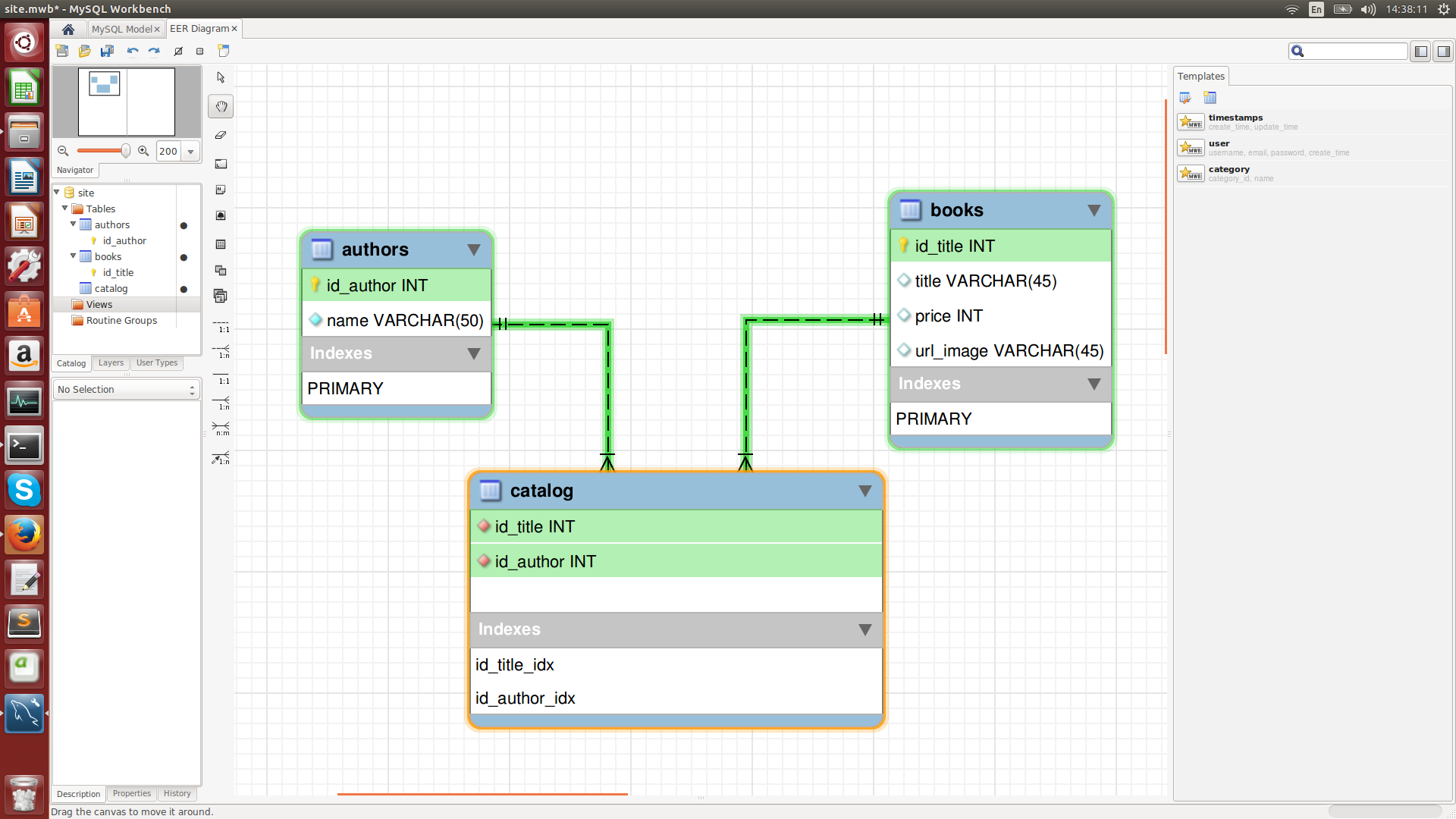 Как посмотреть схему бд в mysql workbench