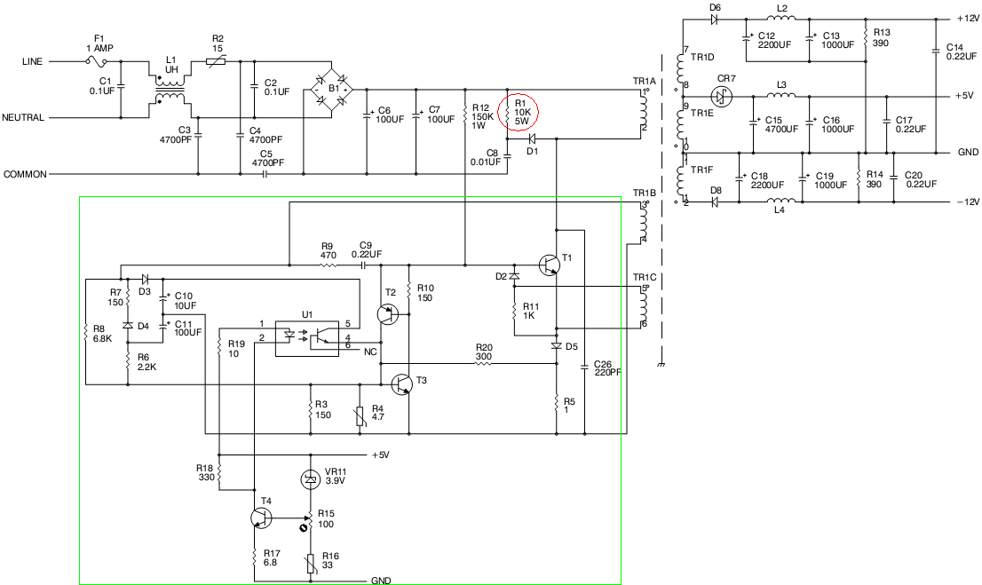 Psu32f1 l1 схема